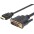 1m Video Cable HDMI to DVI-D M/M - TECHLY - ICOC HDMI-D-010-0