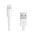 Lightning to USB2.0 Cable 8p White 1m - TECHLY - ICOC APP-8WH-3