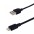 Lightning to USB2.0 cable 8p Black 1m - TECHLY - ICOC APP-8BK-6