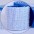 Velcro Cable Tie Roll Length 25 m Width 16 mm Blue - Techly - ISWT-ROLL-1625-4