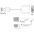 DisplayPort 1.2 Male / Female DVI 15cm White - TECHLY - IADAP DP-DVIF2-4