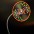 USB 2.0 Fan for Notebook with Coloured Message 5 LED - TECHLY - IUSB-FAN3-9