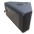 Corner Wall Cabinet Rack 19" 9U D.600 Glass Door Black - TECHLY PROFESSIONAL - I-CASE EA-2009BK-0