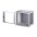 19" Rack cabinet, 13 units, single section, depth 500mm Black  - TECHLY PROFESSIONAL - I-CASE EW-2012BK5-4