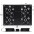 4 Fans Ceiling Group for 19" NetRack - TECHLY PROFESSIONAL - I-CASE FAN-4FPBK-3