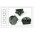 Black plastic snap rivets 50 pcs pack - TECHLY PROFESSIONAL - I-CASE FLEX-RIV50-1