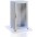 IP55 Floor cabinet 19" 25U Grey with glass door - Techly Professional - I-CASE IP-2580GV-0