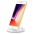 Wireless Charger Qi Stand Steady 5W White - TECHLY - I-CHARGE-WRM-5W-0