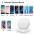 Wireless Charger Qi Vertical Stand 10W White - TECHLY - I-CHARGE-WRQ-10W-6