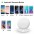 Wireless Charger Qi Vertical Stand 5W White - TECHLY - I-CHARGE-WRQ-5WH-6