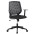 Office chair with padded seat and back in polypropylene - TECHLY - ICA-CT MC011BK-0