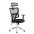 Office Chair with Two Sections High Backrest and Chromed Base Black  - Techly - ICA-CT MC023-0