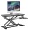 Work station desk sitting/standing posture with gas spring - TECHLY - ICA-LCD 400-1