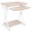 Compact PC Desk with Removable Drawer White/Oak - TECHLY - ICA-TB 328O-0