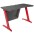 Gaming Desk for PC Ergonomic Design Red / Black - TECHLY - ICA-TB ESG03-1