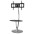 Floor Support with Round Base and Shelf for LCD/LED TV 32-70" - Techly - ICA-TR13-5