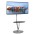 Floor Support with Round Base and Shelf for LCD/LED TV 32-70" - Techly - ICA-TR13-4