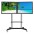 Floor Stand for 2 LCD TVs/LEDs 32-70" - Techly - ICA-TR22-3