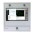 Security gray cabinet for PC, LCD touch monitor and keyboard - Techly Professional - ICRLIM10SV-2