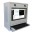 Security gray cabinet for PC, LCD touch monitor and keyboard - Techly Professional - ICRLIM10SV-1