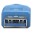 USB 3.0 Cable A male / B male 1 m Blue - TECHLY - ICOC U3-AB-10-BL-4