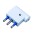 Flat plug 2P + T 16A - TECHLY - IPW-SP16-W9A-0