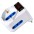 Compact Adapter with 2x 10/16A and 1x 10/16A + Schuko Sockets - TECHLY - IUPS-PCP-2R10B-0