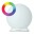 Decorative Multicolor LED Lamp Medium Sphere  - TECHLY - I-LED BALL-M-0