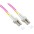LC/LC Multimode 50/125 OM4 1m Fiber Optics Cable - TECHLY PROFESSIONAL - ILWL D5-LCLC-010/OM4-2