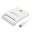Compact Smart Card Reader/Writer USB2.0 White - TECHLY - I-CARD CAM-USB2TY-0