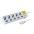 Power Strip 5 Sockets with Switch - TECHLY - IUPS-PCP-5I-1