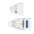 Strip 6 Releases 10/16A Bypass without Cable Black - TECHLY - IUPS-PCP-306-4