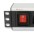 Rack 19" PDU 8 outputs  with switch - TECHLY PROFESSIONAL - I-CASE STRIP-18A-3