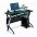 Black Computer Desk - TECHLY - ICA-TB 3352B-0