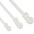 Cable Ties Clip 300x4,8mm with Eyelet Nylon 100pz White - TECHLY - ISWTH-30048-0