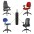 Gas Lift for Office Chair Adjustable Height Black - TECHLY - ICA-CT GAS-LIFT-2