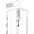 Wall Rack Cabinet 19" 15 units D450 to Assemble Black - TECHLY PROFESSIONAL - I-CASE FP-2015BKTY-9
