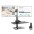 Dual Display Height Adjustable Standing Desk - TECHLY NP - ICA-LCD 270-0