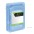 Box Protection for 1 HDD 3.5" Transparent Blue - TECHLY - ICA-HD 35B-2