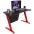 Gaming Desk for PC Ergonomic Design Red / Black - TECHLY - ICA-TB ESG03-0