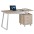 Computer Desk with Three Drawers White/Oak - TECHLY - ICA-TB 3533O-0