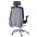 Office Chair with High Back, Headrest and Chrome Base Black - TECHLY - ICA-CT MC020-10