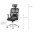 Office Chair with High Back, Headrest and Chrome Base Black - TECHLY - ICA-CT MC020-2