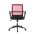 Office Chair with Middle Back Black / Bordeaux - TECHLY - ICA-CT MC064-1