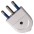 Italian Plug 16A White - TECHLY - IPW-IC119-3