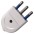 Italian Plug 16A White - TECHLY - IPW-IC119-1