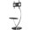 Floor Support with Round Base and Shelf for LCD/LED TV 32-70" - TECHLY - ICA-TR13-6