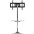Floor Support with Round Base and Shelf for LCD/LED TV 32-70" - TECHLY - ICA-TR13-8