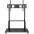 Multifunction Mobile TV Cart for LED/LCD TV 55-100" with shelf - TECHLY - ICA-TR30-3