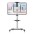 Floor Support Trolley for LCD / LED / Plasma 37-70" with Shelf  - TECHLY - ICA-TR15-6